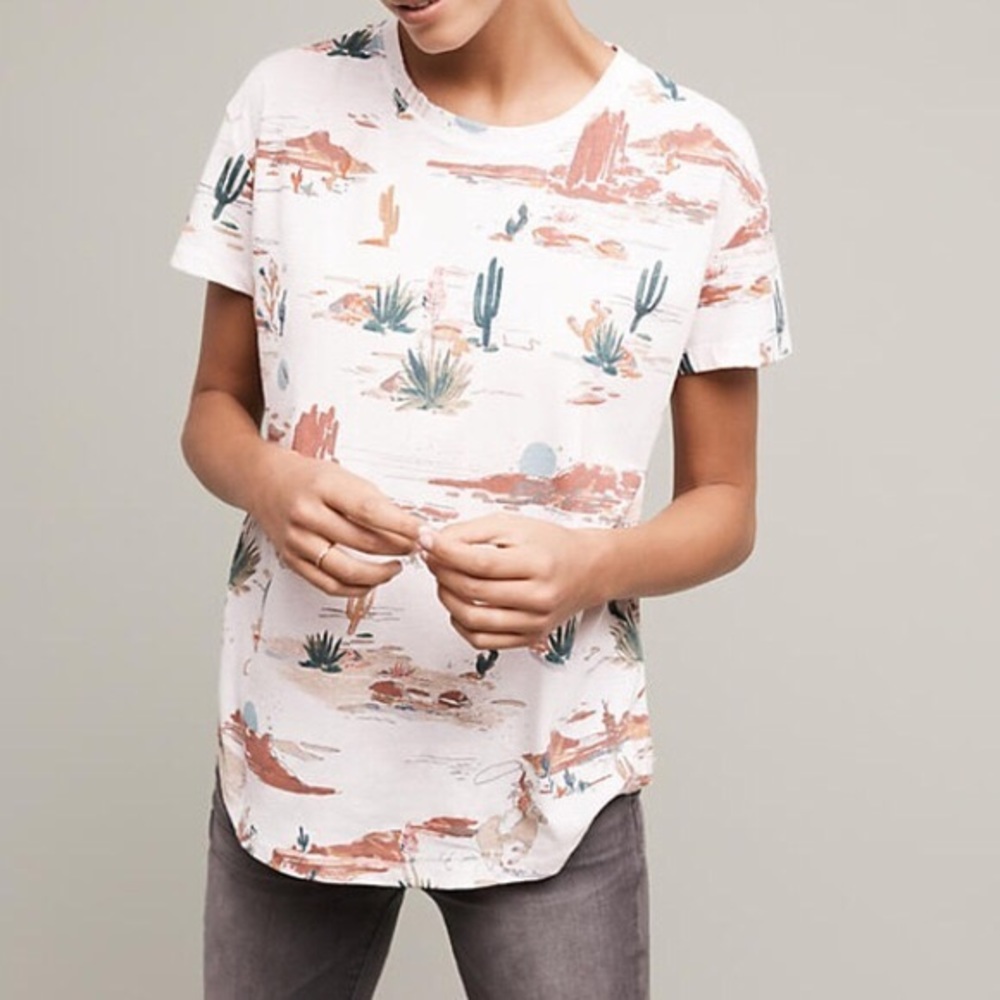 Anthropologie Western Cowboy T-Shirt